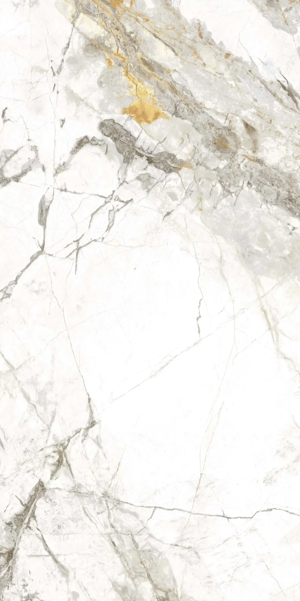 Bodenfliese Feinsteinzeug Caldera 60 x 120 cm gold