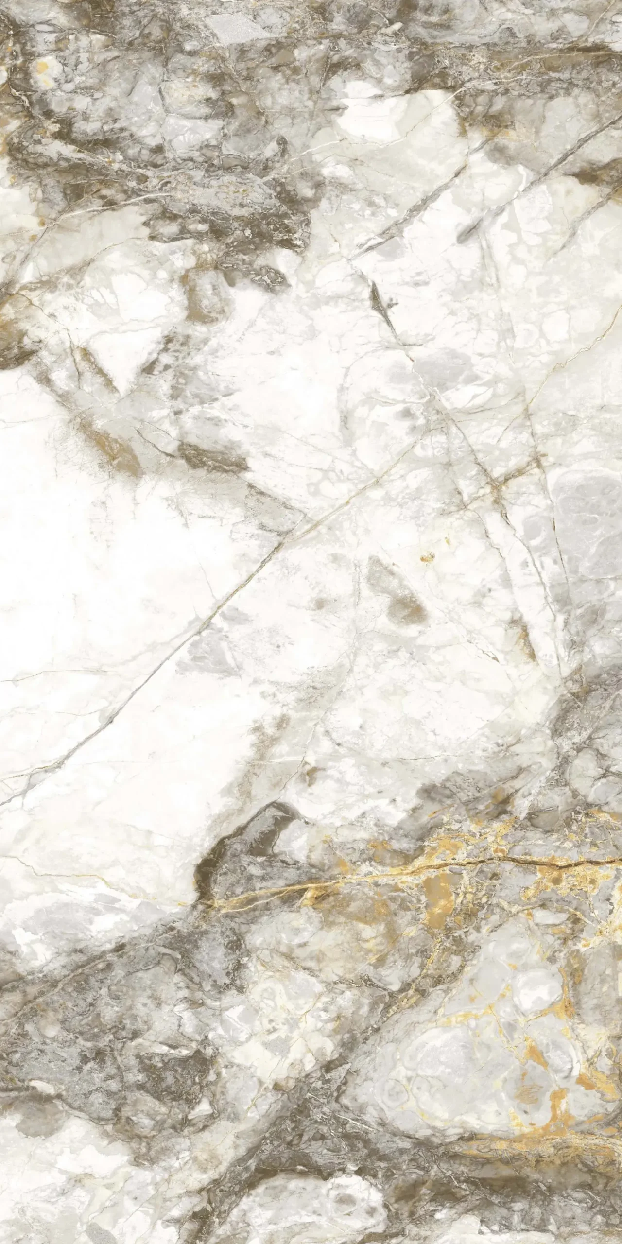 Bodenfliese Feinsteinzeug Caldera 60 x 120 cm gold