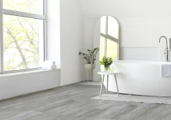 Bodenfliese Feinsteinzeug Allora due 30 x 60,4 cm grau