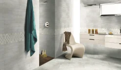 Bodenfliese Feinsteinzeug Country 31 x 62 cm grigio