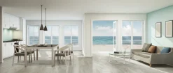 Bodenfliese Feinsteinzeug Roccia 31 x 62 cm white