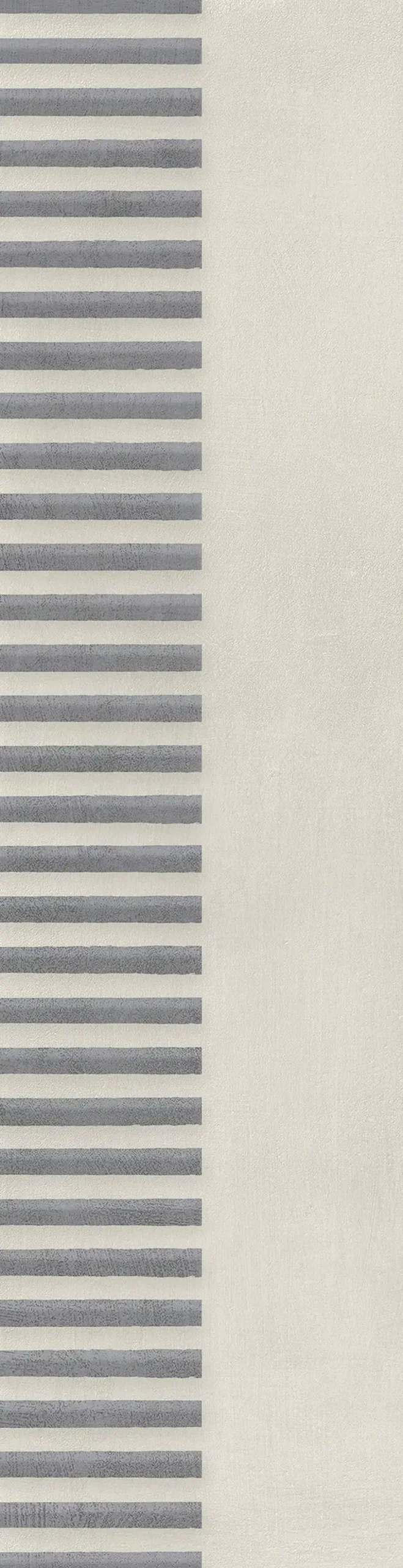 Bodenfliese Feinsteinzeug Naes Perla 15,6 x 60,6 cm creme-anthrazit