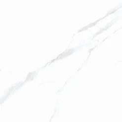 Bodenfliese Feinsteinzeug Statuario Luminsoa 60 x 60 cm weiß/grau