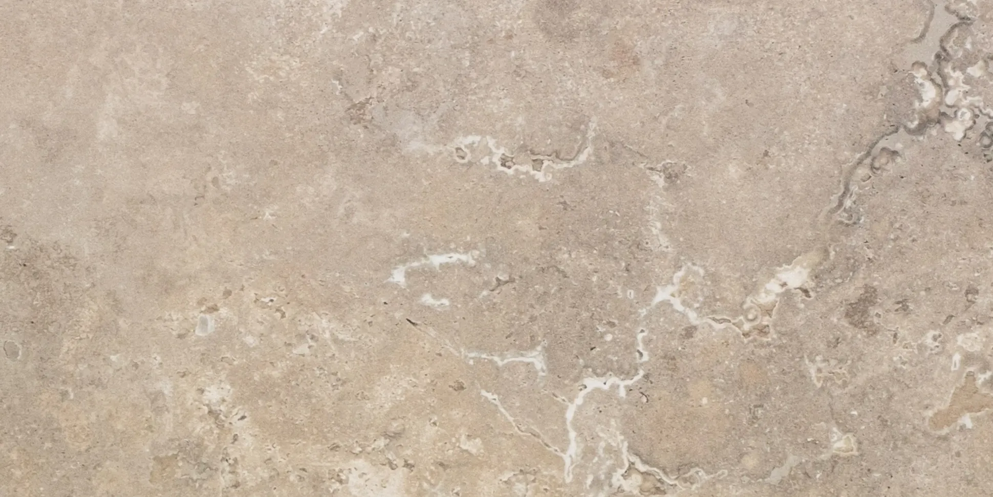 Bodenfliese Feinsteinzeug Travertino 30 x 60 cm crema