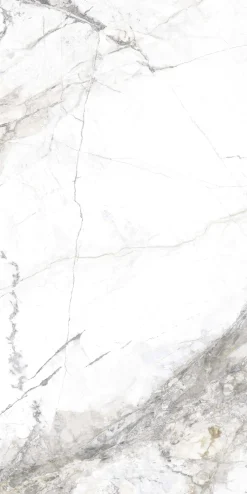 Bodenfliese Feinsteinzeug Caldera 60 x 120 cm silver