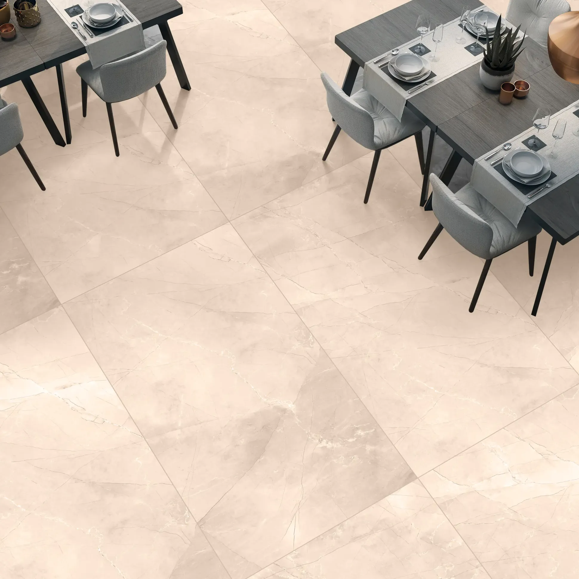 Bodenfliese Feinsteinzeug Pulpis 60 x 120 cm crema