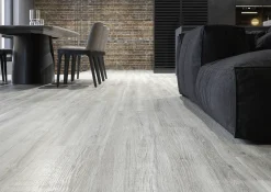 Bodenfliese Feinsteinzeug Oak Grande 20 x 120 cm tortora