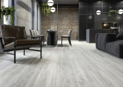 Bodenfliese Feinsteinzeug Oak Grande 20 x 120 cm tortora
