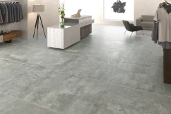 Bodenfliese Feinsteinzeug Metallique 60 x 60 cm grau