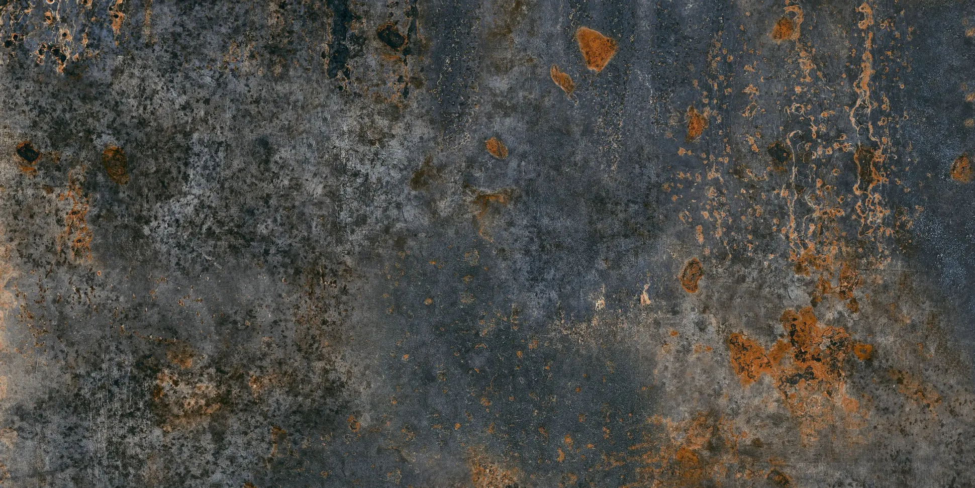 Bodenfliese Feinsteinzeug Copper 60 x 120 cm blue