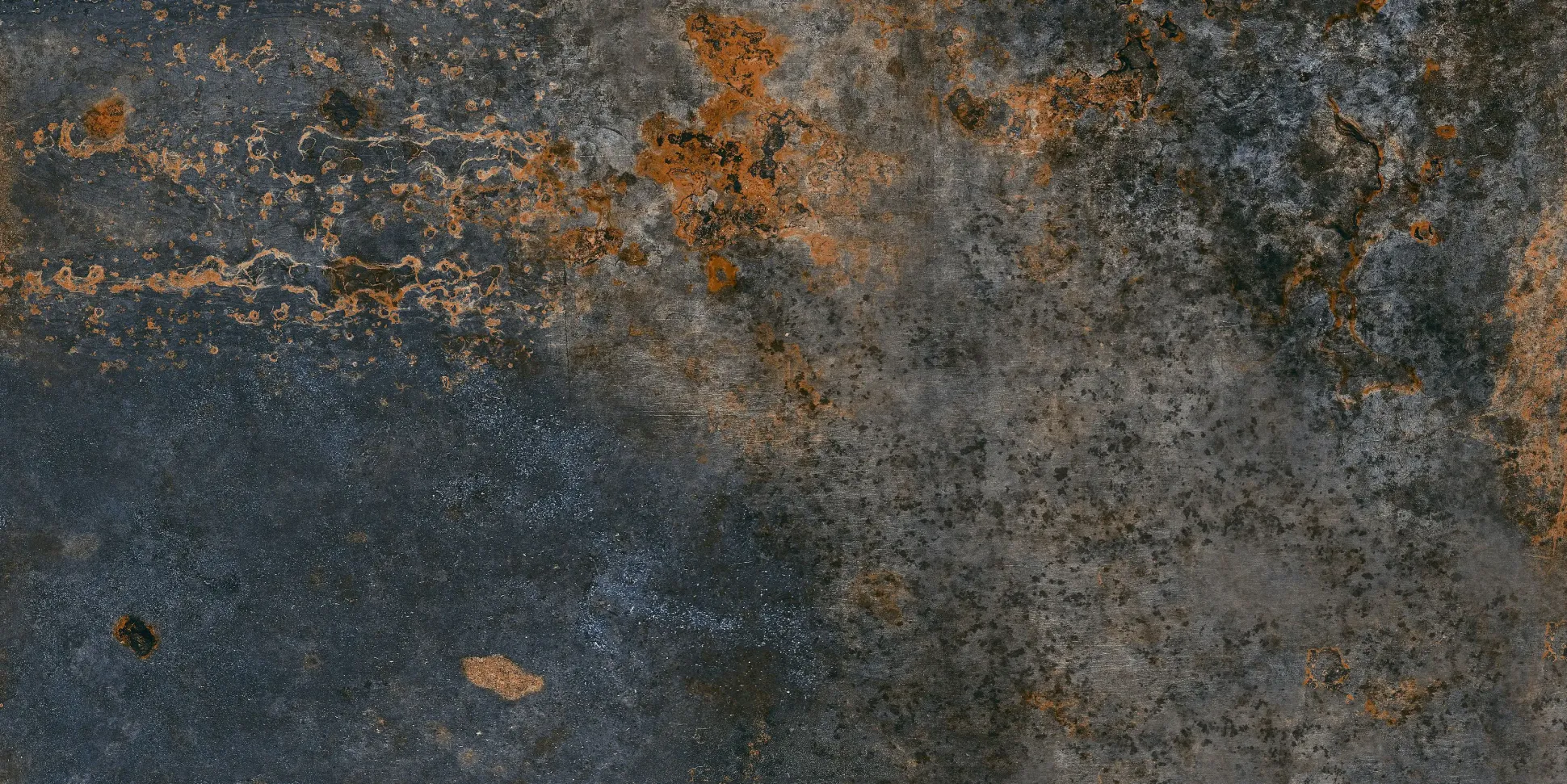 Bodenfliese Feinsteinzeug Copper 60 x 120 cm blue