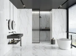 Bodenfliese Feinsteinzeug Continua Calacatta 60 x 120 cm gold