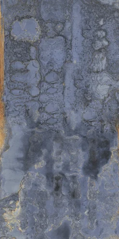 Bodenfliese Feinsteinzeug Oxyde 60 x 120 cm blau