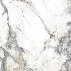 Bodenfliese Feinsteinzeug Caldera 60 x 60 cm silver