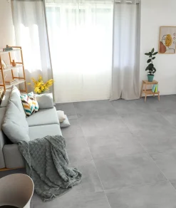 Bodenfliese Feinsteinzeug Pronto classic 60 x 60 cm grau