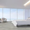 Bodenfliese Feinsteinzeug Concrete 60 x 120 cm grau