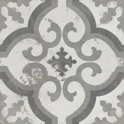 Bodenfliese Feinsteinzeug Zeta 20 x 20 cm grau