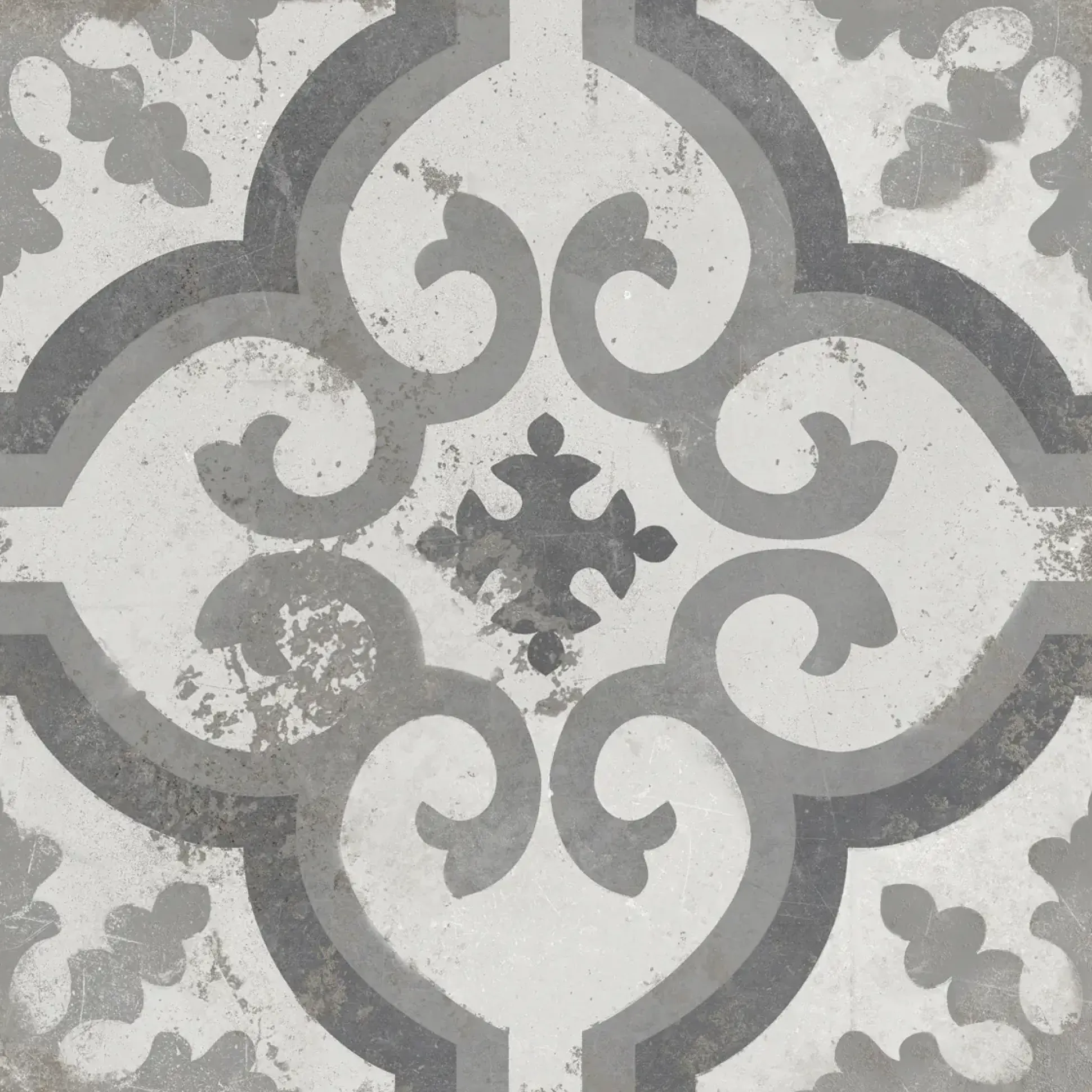 Bodenfliese Feinsteinzeug Zeta 20 x 20 cm grau