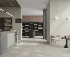 Bodenfliese Feinsteinzeug Sensi 60 x 120 cm grau