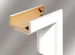 Borne Schallschutzzarge CPL weiß 86 cm rechts