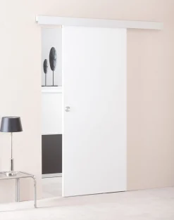 Borne Schiebetürblatt 205 x 95 cm Stärke 28 mm HDF hochglanz weiß lackiert