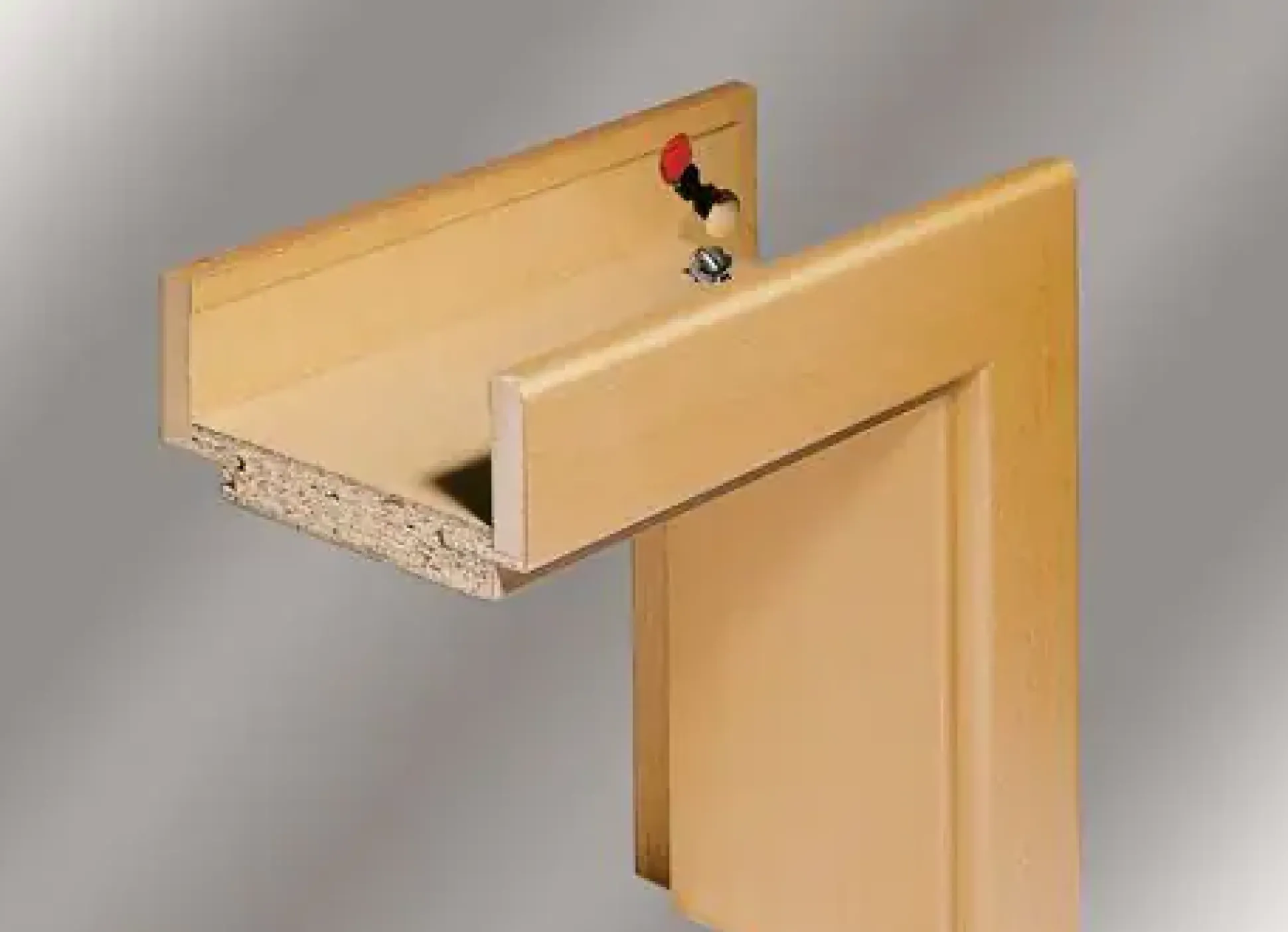 Borne Zarge CPL Buche 61 cm DIN links