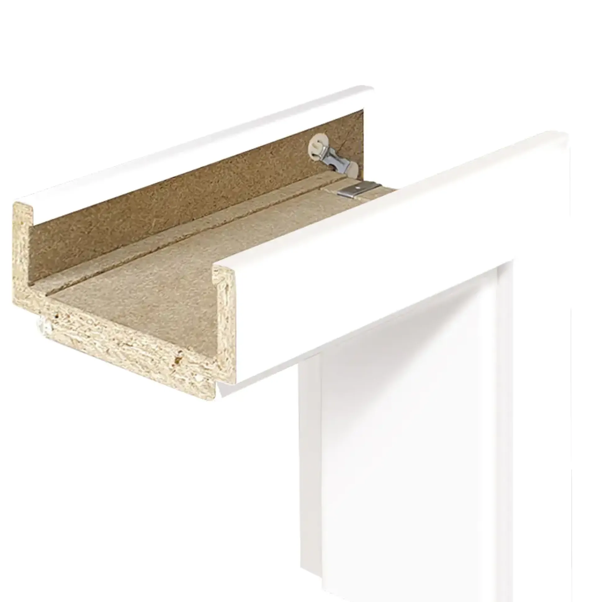 Borne Zarge CPL design-weiß 61 cm DIN links