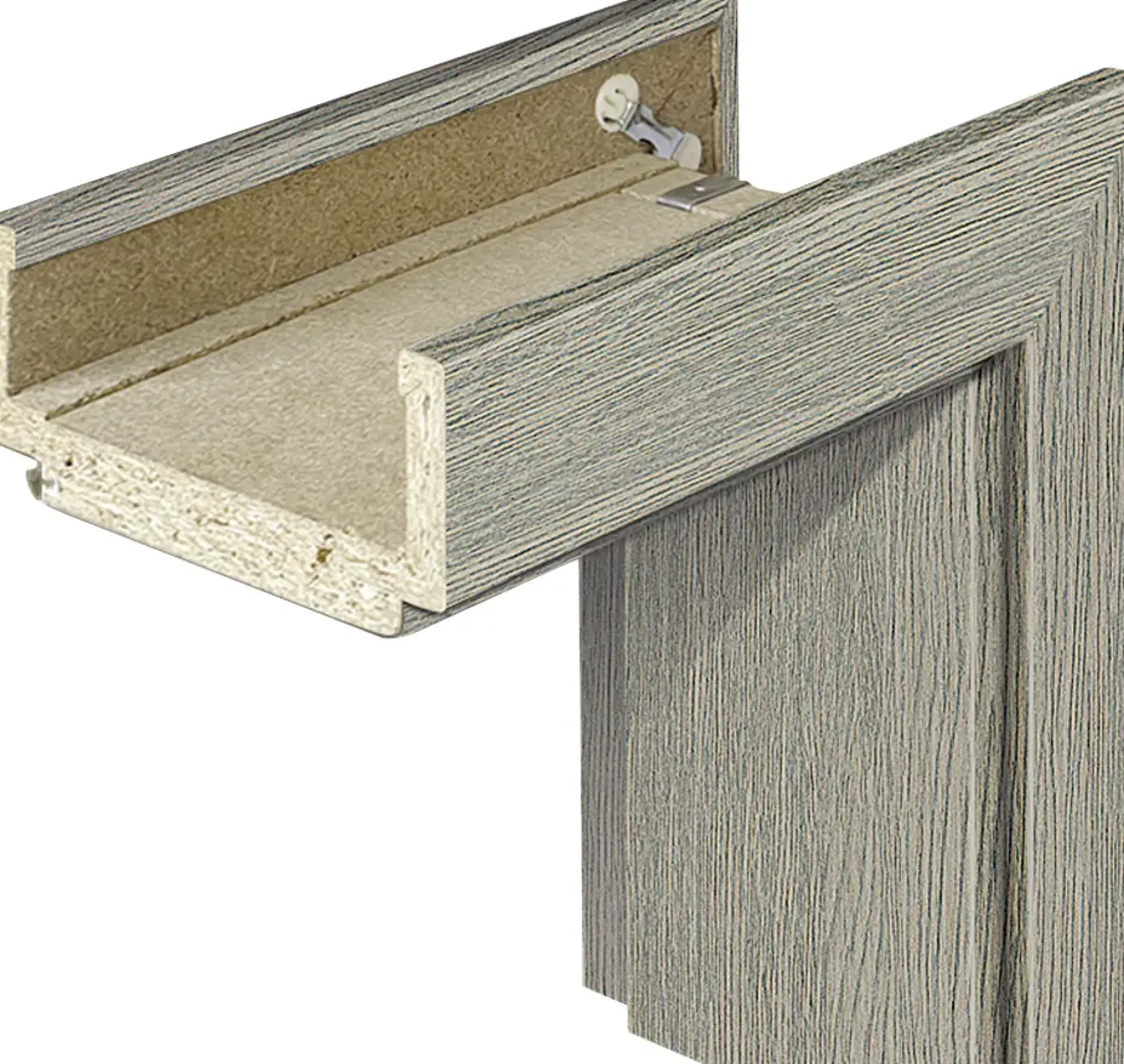 Borne Zarge CPL Masera hellgrau 61 cm DIN rechts
