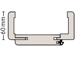 Borne Zarge Dekor Buche 98,5 cm DIN rechts