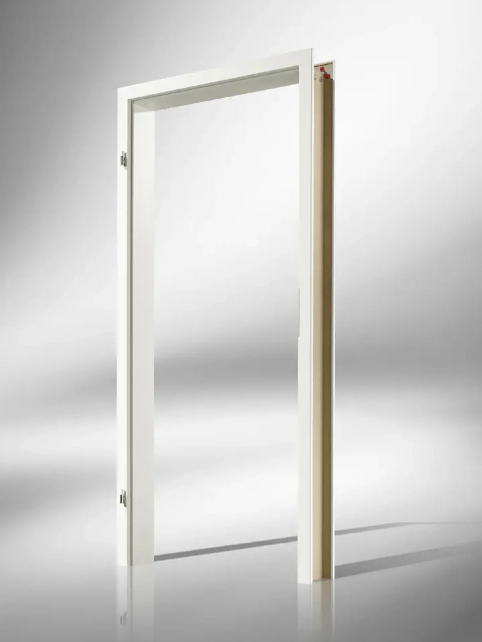 Borne Zarge Dekor weiß 73,5 cm DIN links