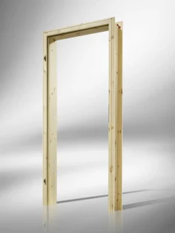 Borne Zarge Kiefer roh 61 cm DIN links profiliert