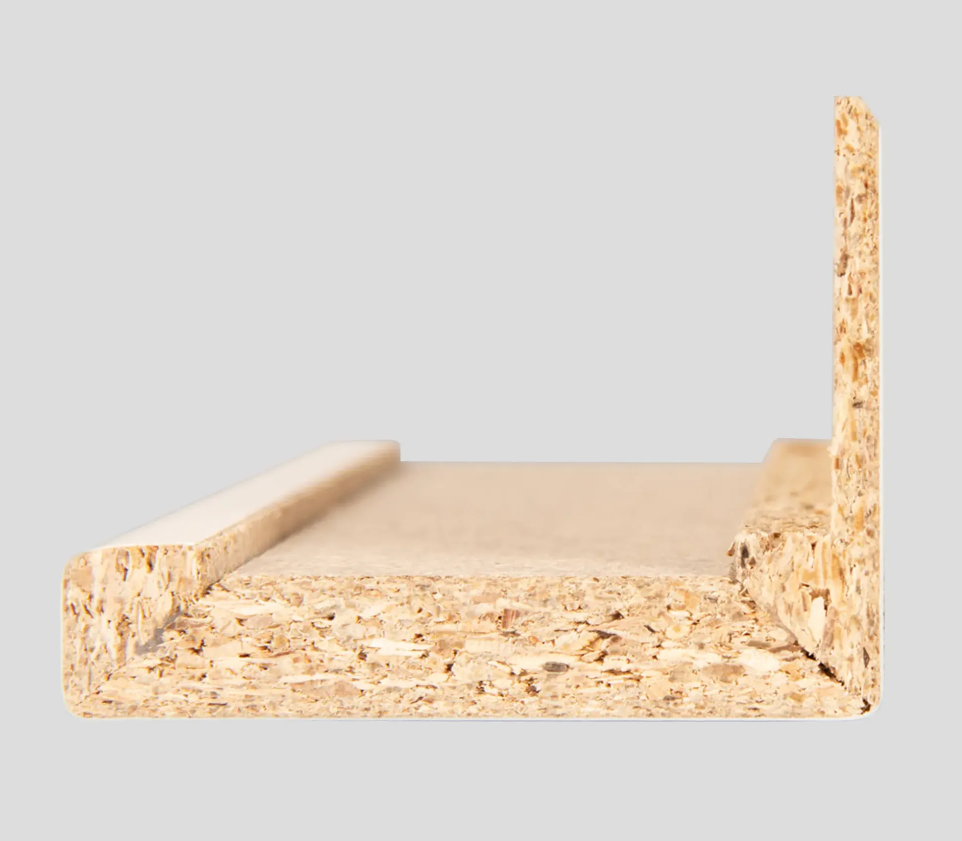 Borne Zierbekleidung mit verlängerter Feder für Zarge CPL design-weiß RK 198,5 x 86 cm