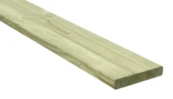 Brett Kiefer gehobelt gefast 300 x 10 cm 25 mm kesseldruckimprägniert