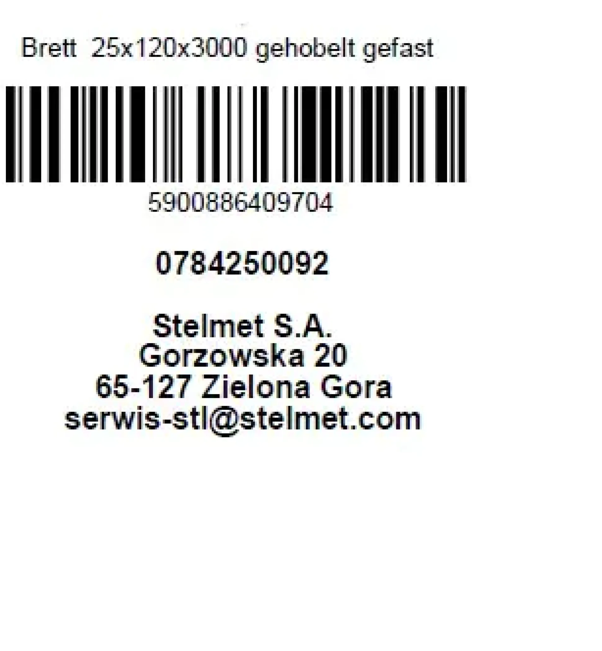 Brett Kiefer kesseldruckimprägniert 300 x 12 cm 25 mm
