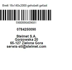 Brett Kiefer kesseldruckimprägniert 200 x 14 x 1,8 cm