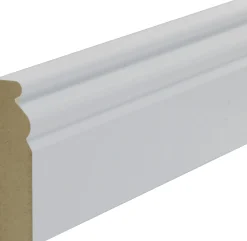 B.S. Bauprogramm Altbausockel 250 cm 70 x 18 mm weiß