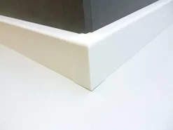 B.S. Bauprogramm Außenecke für Sockelleiste: 50 x 18 mm weiß