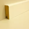 B.S. Bauprogramm Clip-Sockelleiste 250 cm 50 x 18 mm Weiß hochglanz