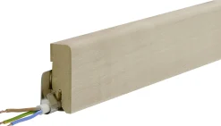 B.S. Bauprogramm Clip-Sockelleiste 250 cm 50 x 18 mm Birke geplankt