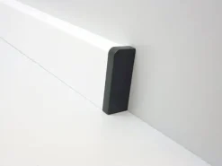 B.S. Bauprogramm Endstück für Sockelleiste 18 x 50 mm schwarz rechts