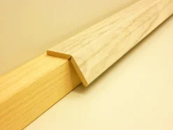 B.S. Bauprogramm Knickwinkelleiste 260 cm 28 x 28 mm Esche grau