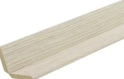 B.S. Bauprogramm Knickwinkelleiste 260 cm 28 x 28 mm AstEiche hell
