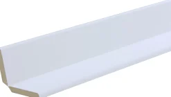 B.S. Bauprogramm Knickwinkelleiste 260 cm 28 x 28 mm Weiß hochglanz