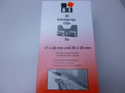 B.S. Bauprogramm Leistenclipse für Deckenabschlussleiste