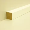 B.S. Bauprogramm Quadratleiste 200 cm 25 x 25 mm weiß