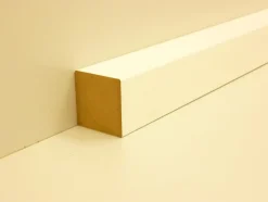 B.S. Bauprogramm Quadratleiste 200 cm 30 x 30 mm weiß