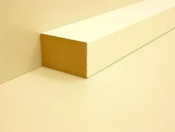 B.S. Bauprogramm Rechteckleiste 200 cm 30 x 50 mm weiß