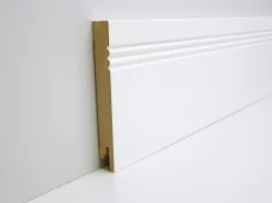 B.S. Bauprogramm Sockelleiste 250 cm 60 x 14 mm Blütenweiß