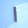 B.S. Bauprogramm Sockelleiste 250 cm 70 x 12 mm Weiß hochglanz