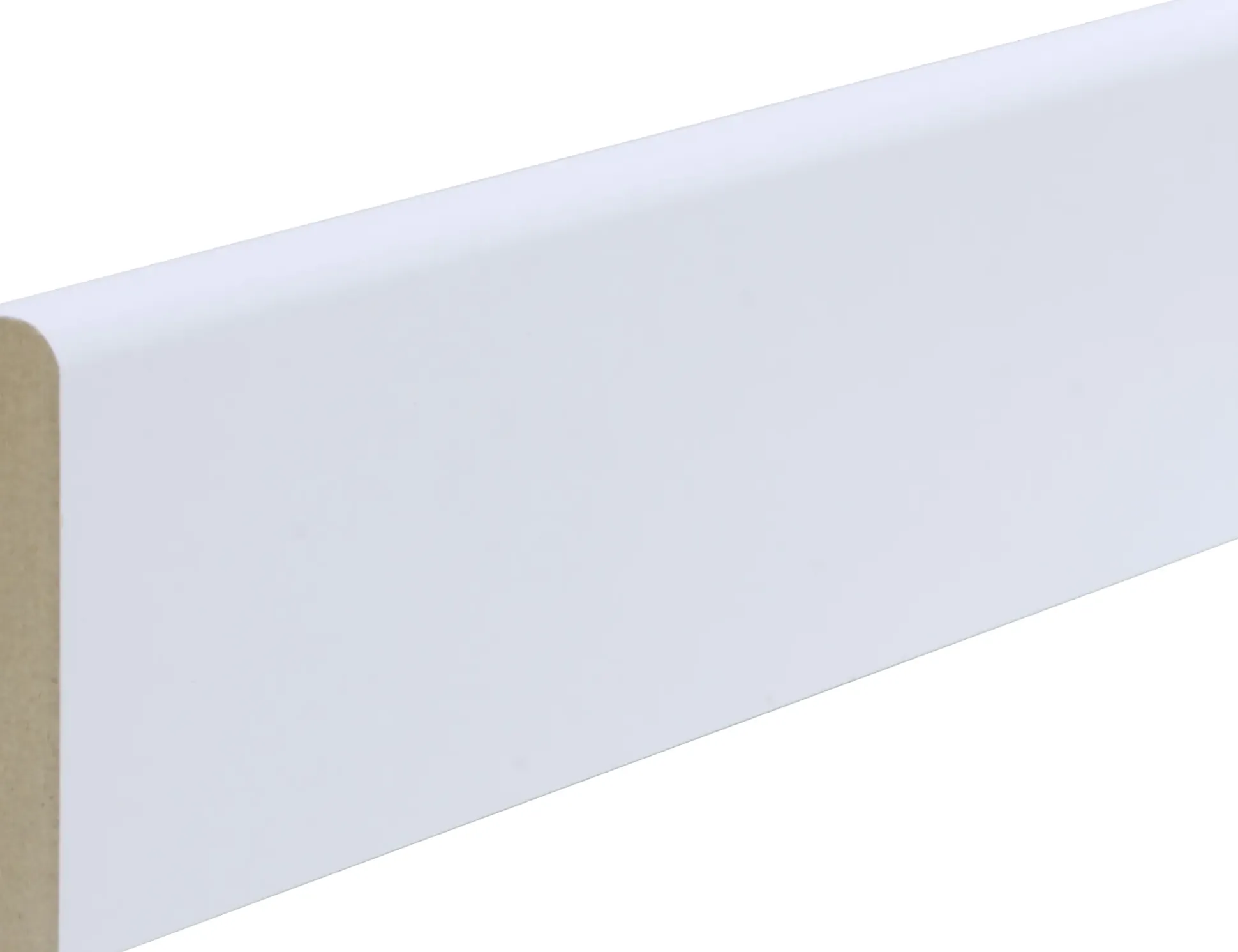 B.S. Bauprogramm Sockelleiste 260 cm 60 x 10 mm Eiche brilliantweiß